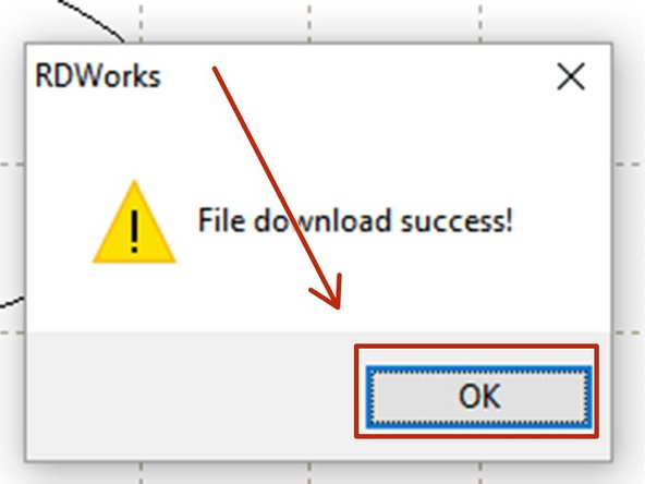 Click OK to close the Download success dialog box.