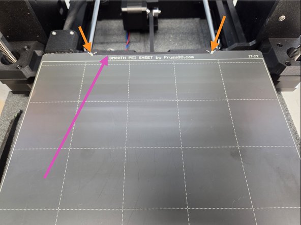 When removing the print from the build plate don't forget to remove the nozzle cleaning test piece, as leaving it on the build plate may cause damage to the printer.