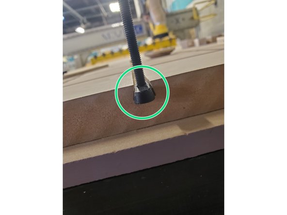 Install clamping hardware by sliding the plastic studs into the dovetail channels where needed.