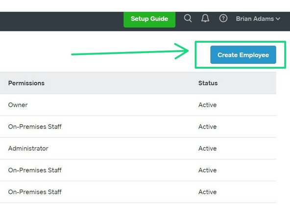 Login to Squareup.com using LMN's credentials.