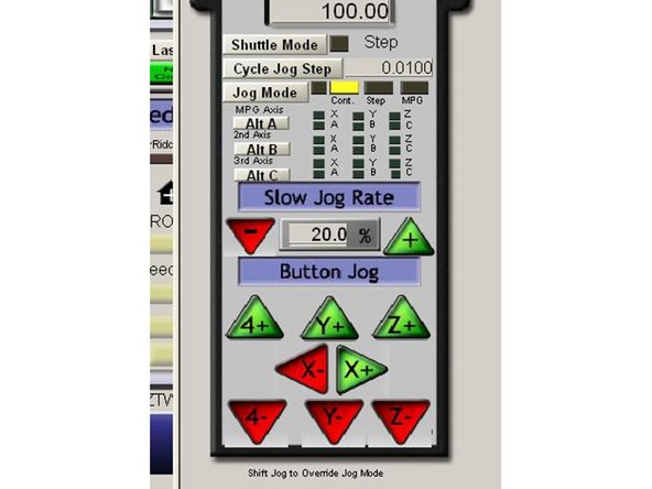 Jog the machine to a good place to zero the tool height.