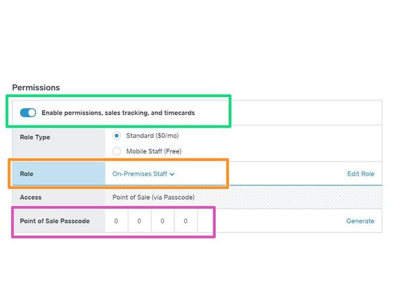 Check &quot;Enable Premissions&quot;