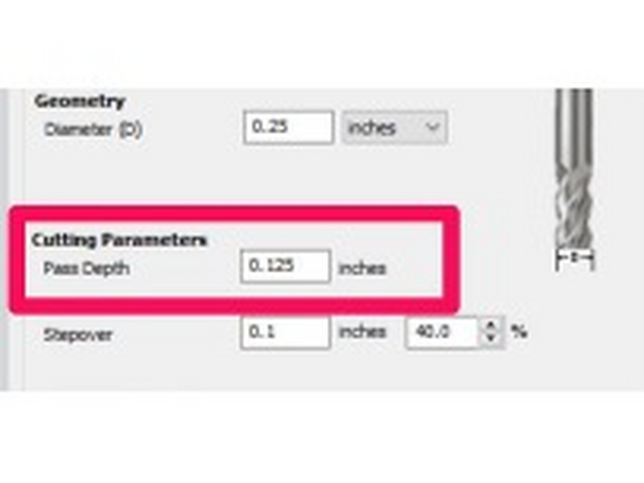 Check that the “Pass Depth” is appropriate for your cutter and  your material.
