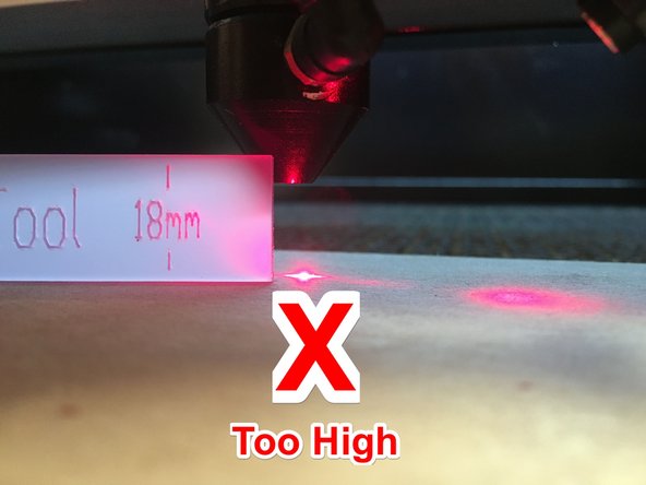 The appearance of the focus tool may be different than the picture shown.  Use the focus tool shown in the beginning of this guide under &quot;Tools Required&quot;