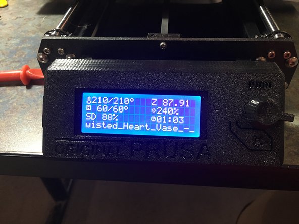 Once the first layer is completed, you should be good to go!  Now you just need to wait for it to finish!