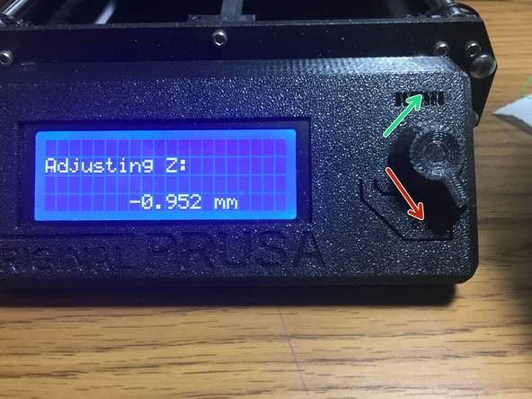 You can tune the Z-height of the first layer to dial things in. Press the knob on the control panel to enter the menu and select &quot;Live adjust Z&quot;