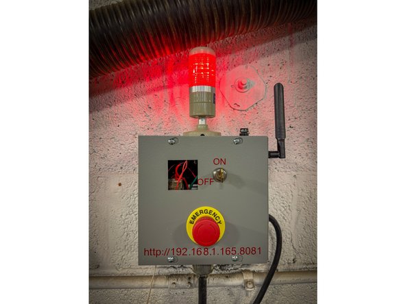 Turn the key on the kiln controller 90° clockwise.