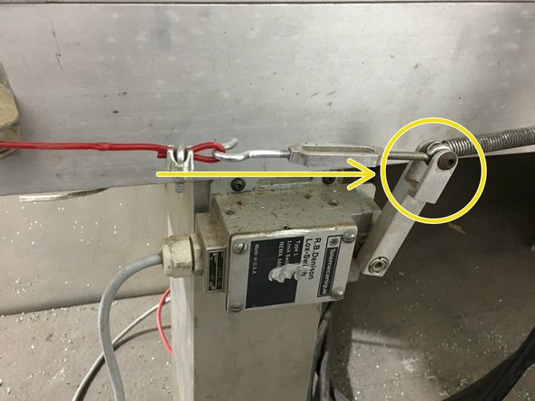 The lever on the right side of the machine should be pushed toward the back of the machine