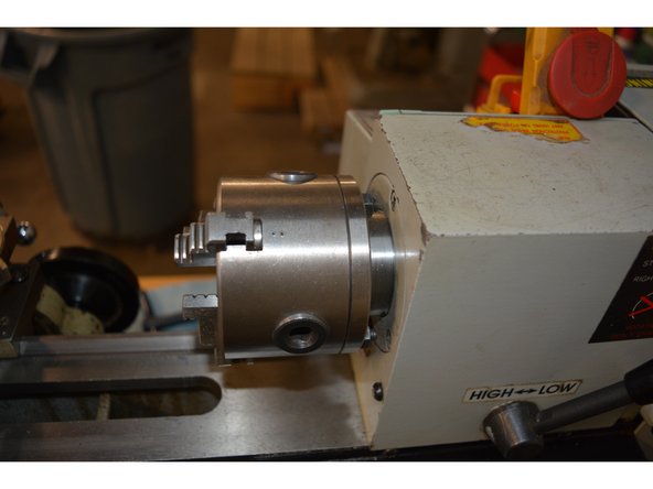 Using the carriage/saddle handwheel, cross slide and compound handwheels to make cuts of the workpiece