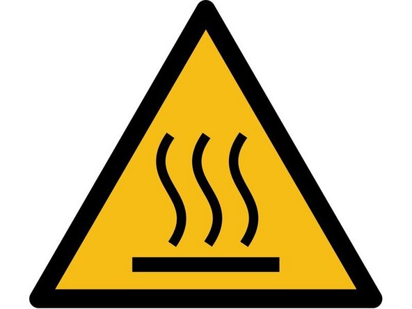 Metal that is hot enough to burn you can look like cold metal.