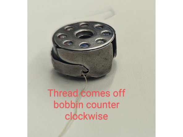 Use only bobbins that fit flush in the bobbin case.