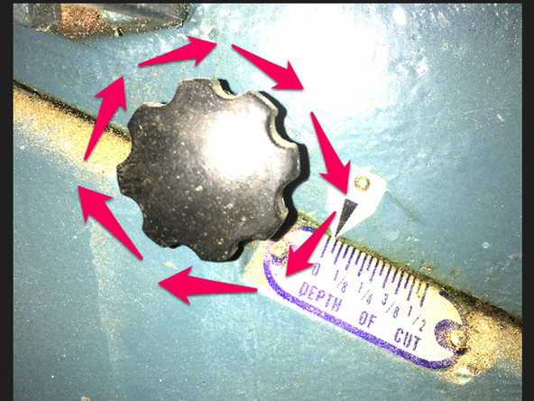 Small cut depths are generally better for most operations on the jointer.  Setting the jointer to 1/16” or smaller and taking multiple passes ensures you’ll waste as little material as possible. 