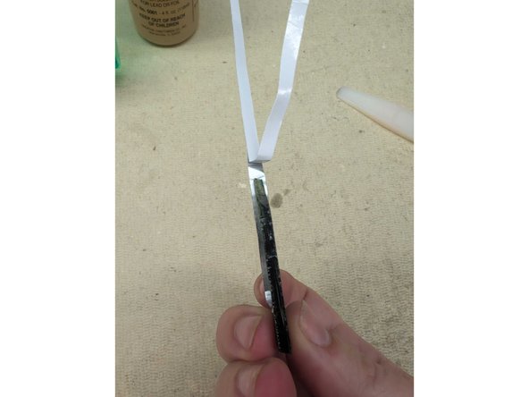 Solder will not stick directly to glass, so we use self-adheisive copper foil around the outside of each piece that can hold solder in order to join pieces together.