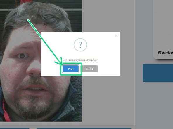 In the modal that opens click &quot;Print&quot;
