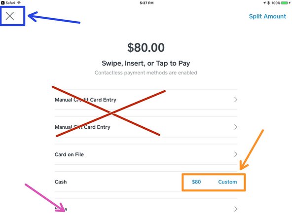 DO NOT ENTER A CARD NUMBER MANUALLY