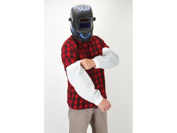 The light emitted from a weld arc is brighter than that of the sun. Do not look at the arc without wearing a full-faced welding mask with a shade 10 or darker filter plate.