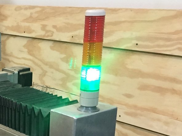 The indicator stalk indicates certain machine conditions that are important to know about when operating the machine.