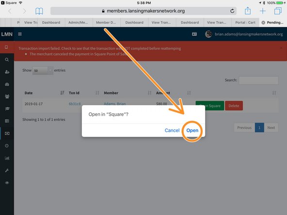 To edit the membership, click the membership is the cart list.