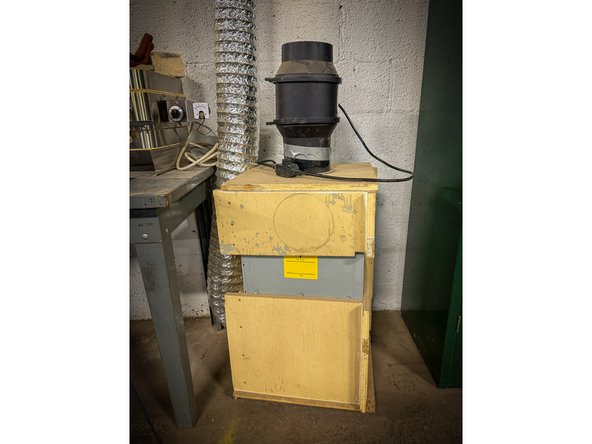 Turn on the exhaust fan to high for the fume extractor.