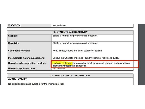 Always check the composition of materials before using them in the laser cutter.