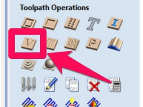 Click the “TOOL PATHS” on the right hand side of the screen.