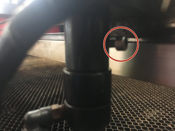 Reinstall the lens tube and tighten the socket-head cap screw to hold it in place.