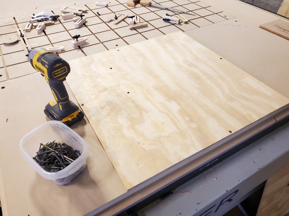 Screws that are too long can damage the vacuum spoil board.