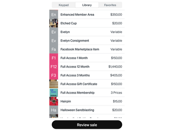 Log into Square with your code.