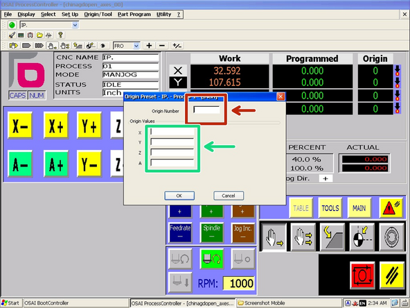 Enter the number of the origin you would like to overwrite (Usually &quot;1&quot;)