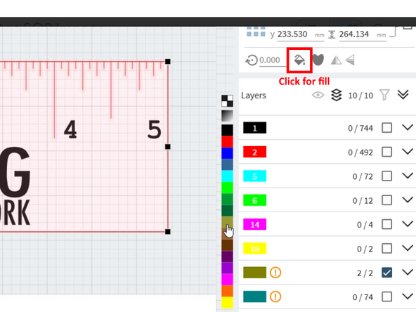 Layers or colors will be separated depending on the file type you are importing.