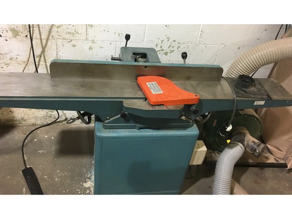 Turn off the dust collector and close the blast gate connected to the jointer.