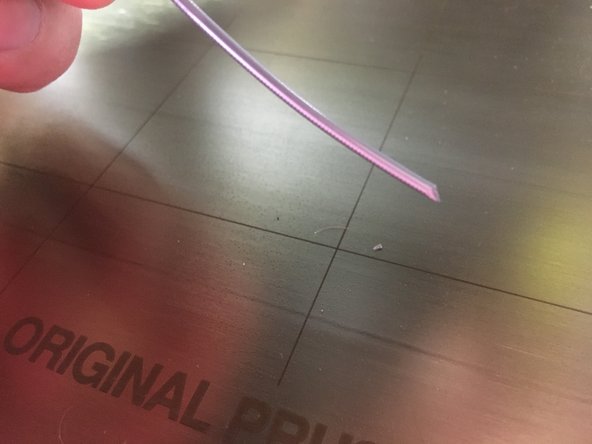 Using diagonal cutters, trim the end of the new filament to a relatively sharp point.