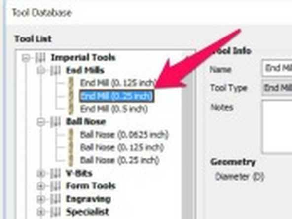 Click to select the appropriate tool.