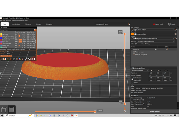 Fuzzy skin is useful for adding a grip texture to 3D printed tools