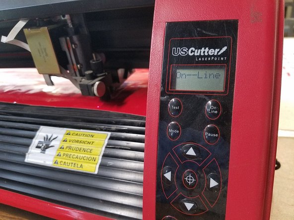 The display will run through startup, then show that it's &quot;On--Line&quot;