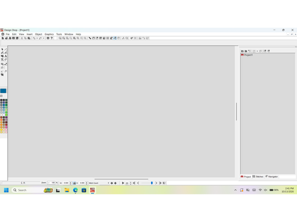 You should see a screen similar to the second image, the specifics of how to use this software will be covered in the following steps.