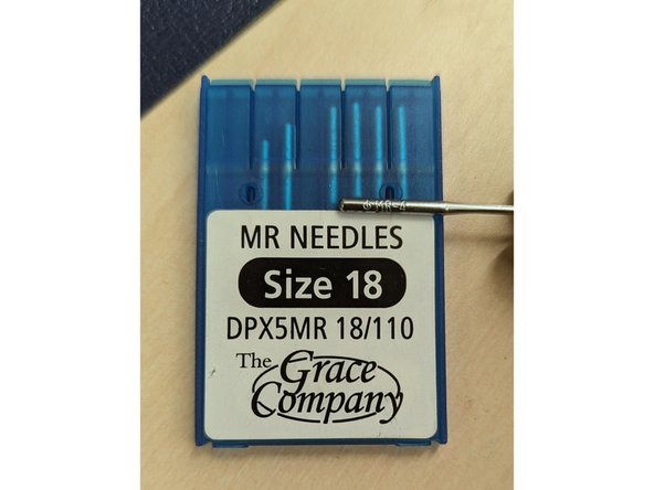 Replace the needle if bent, when visibly dull, or if you can hear it pop when entering the fabric.