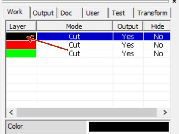 Double click a layer to open the settings dialog.