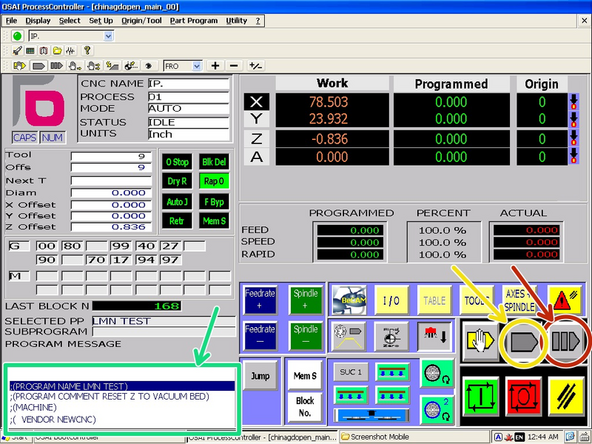 Click the &quot;Block-by-block Mode&quot; button.