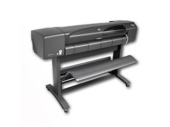 HP Design Jet 800 Plotter Printer: Declogging