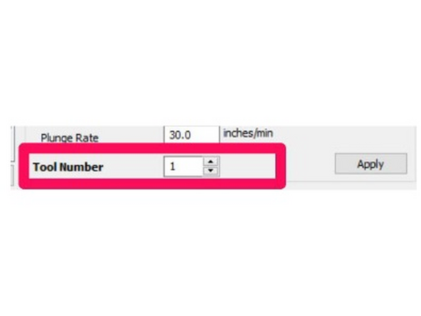 Check that the tool number if correct. If you only have one tool  in your job, you’ll be fine with any number. If you are using  multiple tools, just make sure that each tool has a different tool  number populated.
