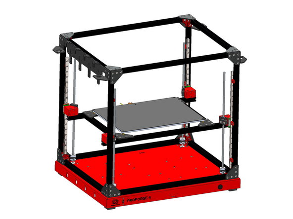 Align the extrusions flush with the brackets.