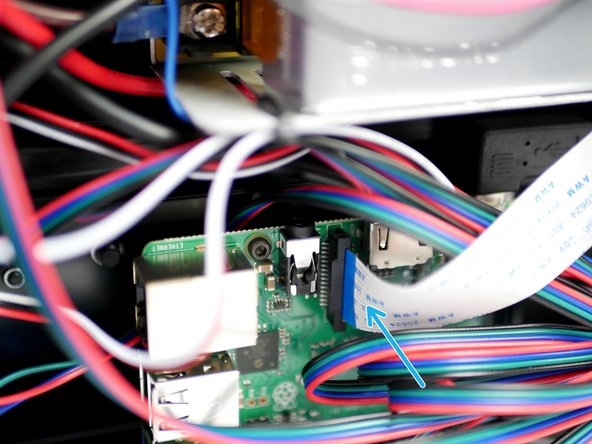 Connect the other end of the cable to the Raspberry Pi.