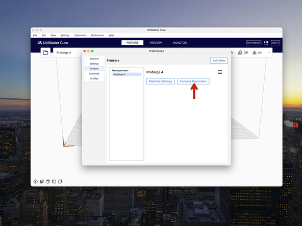 After installing go to Manage Printers.