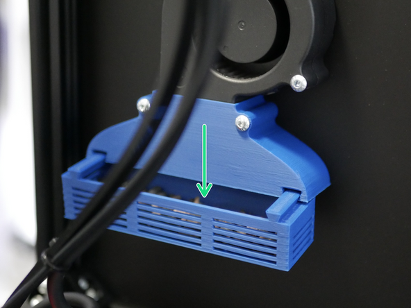 Fill the fume filter tray with the included pellets.