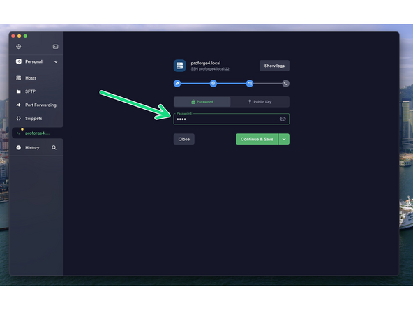 After successfully logging in you should see a screen like this.