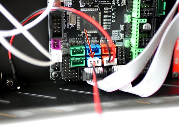 Plug the Y-endstop into the control board.