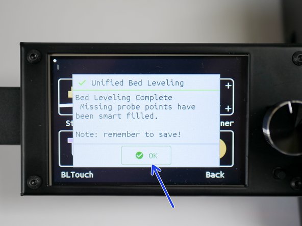 The Proforge 3 should then run through the auto-levelling procedure.