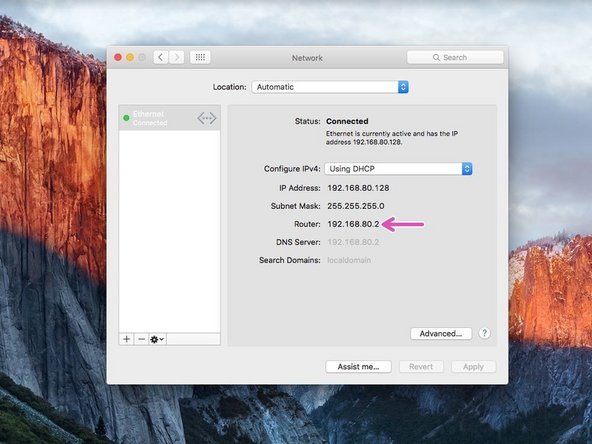 Type ipconfig and hit return/enter.