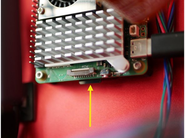 Insert the flashed SD card into the Raspberry Pi 5 board.